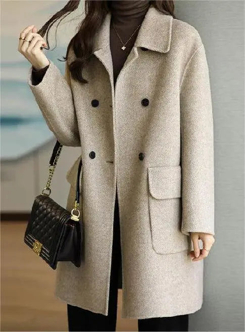 Elisa - Wool Winter Coat for Women