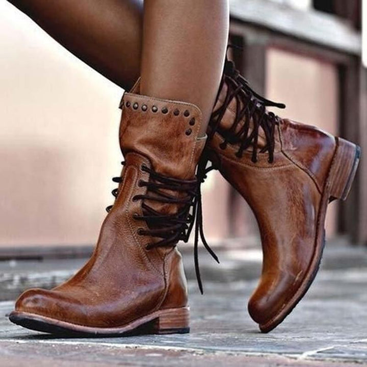 Ella | Orthopedic Lace-Up Boots