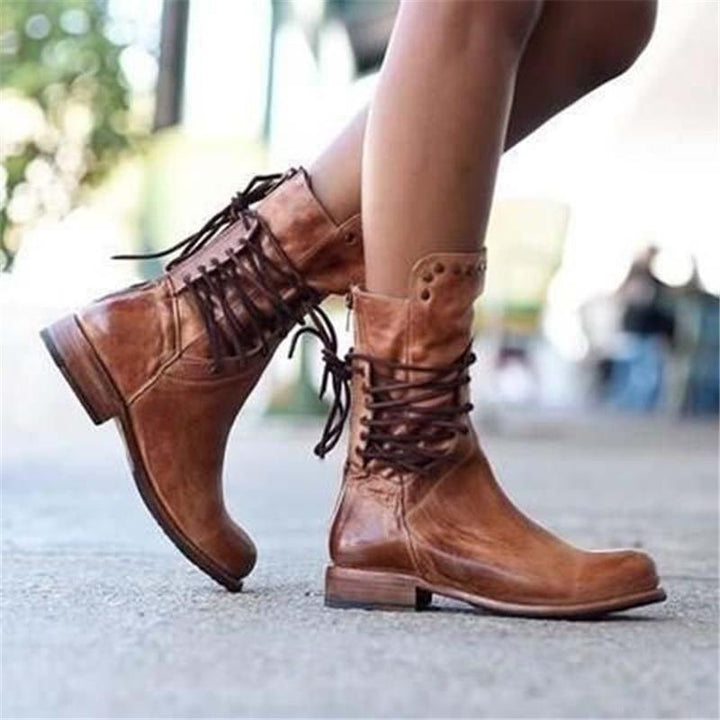 Ella | Orthopedic Lace-Up Boots