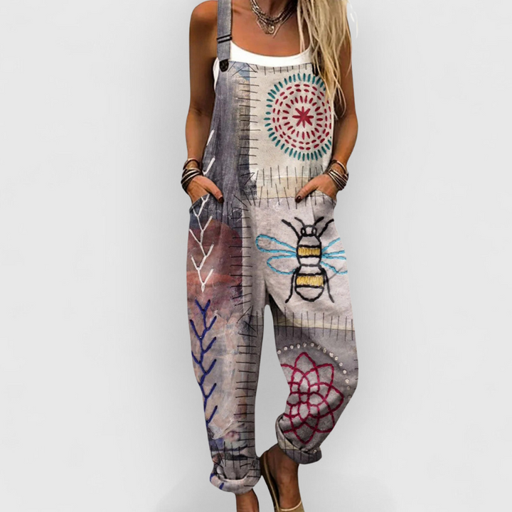 ELEANOR – BOHO EMBROIDERED JUMPSUIT