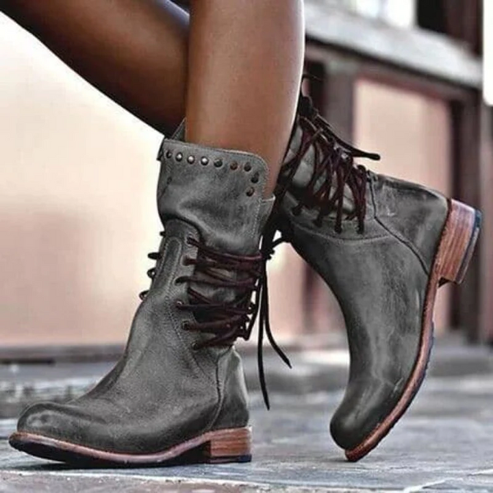 Ella | Orthopedic Lace-Up Boots