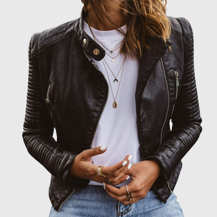Janet | Authentic Leather Motorcycle Jacket