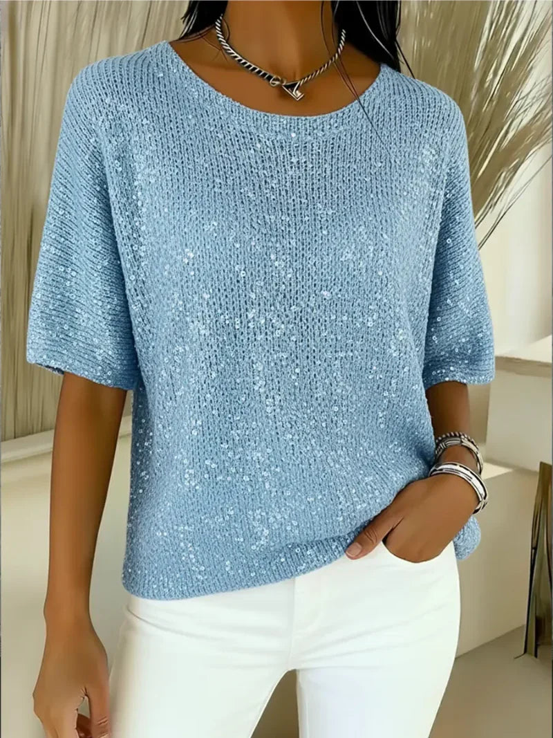 Sonora Glint Satin Top