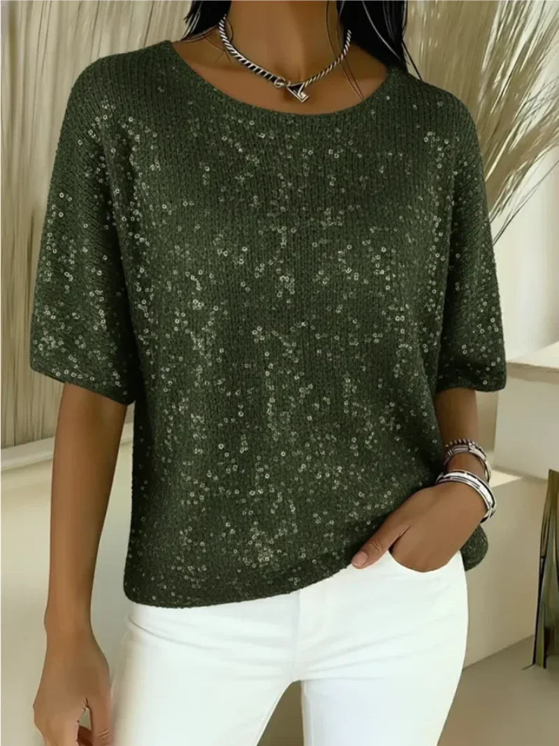 Sonora Glint Satin Top