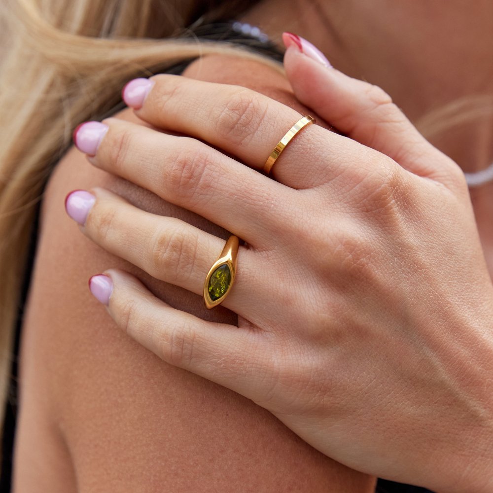 Green Crystal Ring from Arizona